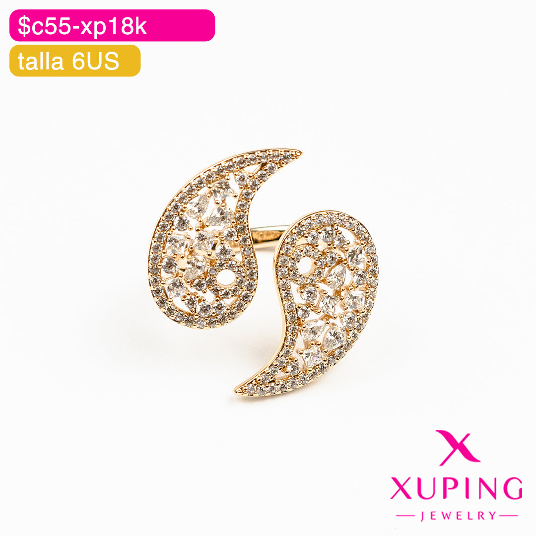 (XPA_00859) Anillo de doble gota 6US