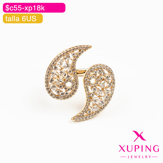 (XPA_00859) Anillo de doble gota 6US