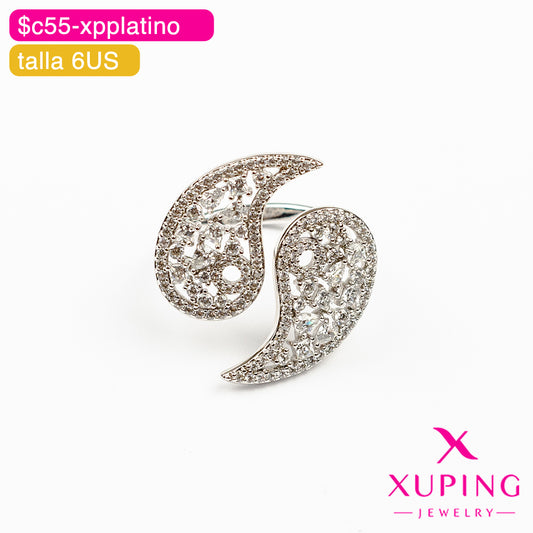 (XPA_00857) Anillo de doble gota 6US