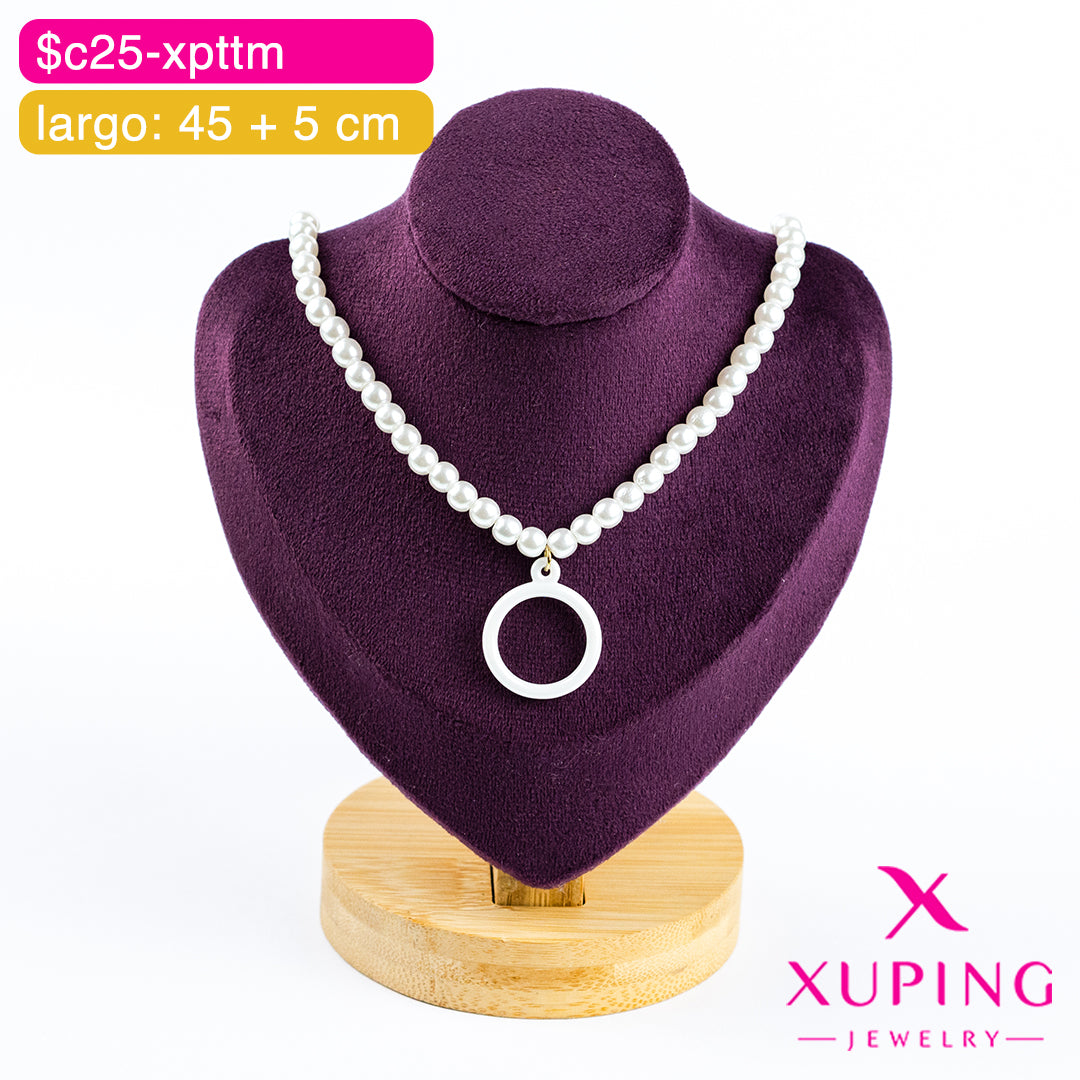 (XPE_00535) Gargantilla de círculo 45 + 5 cm