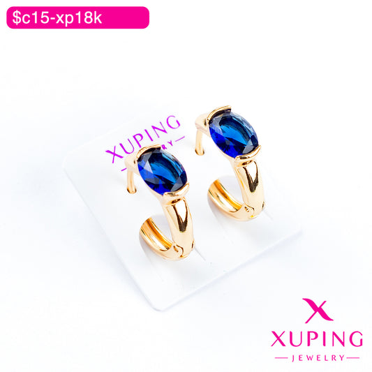 (XPB_02840) Aretes de zirconia ovalada