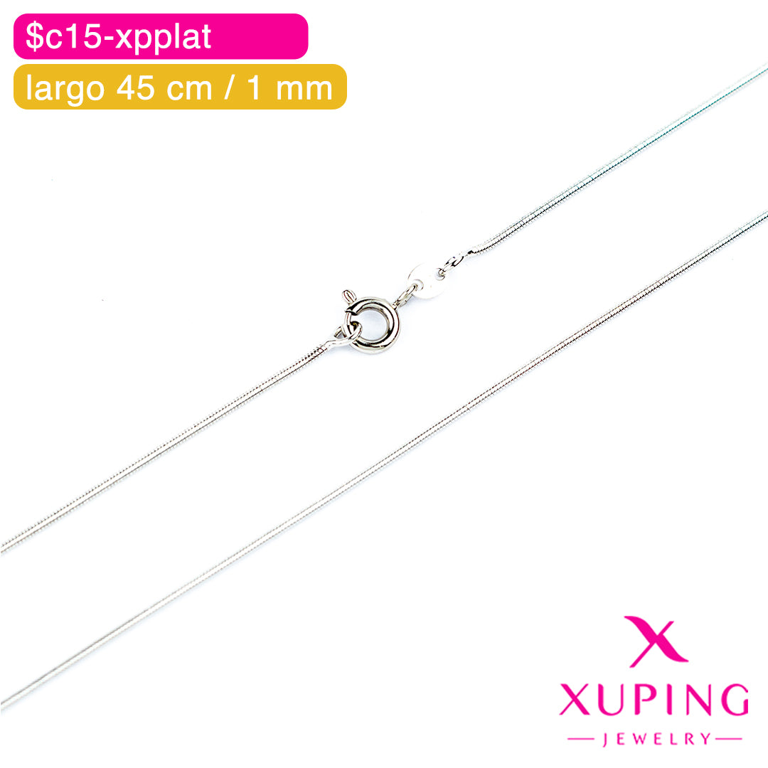 (XPE_00603) Cadena cola de ratón 45 cm / 1 mm