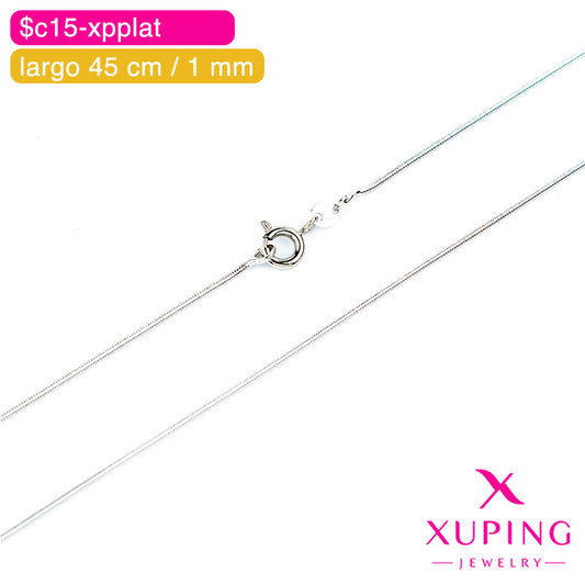 (XPE_00603) Cadena cola de ratón 45 cm / 1 mm