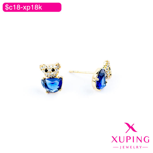 (XPB_03006) Aretes pegados de osito