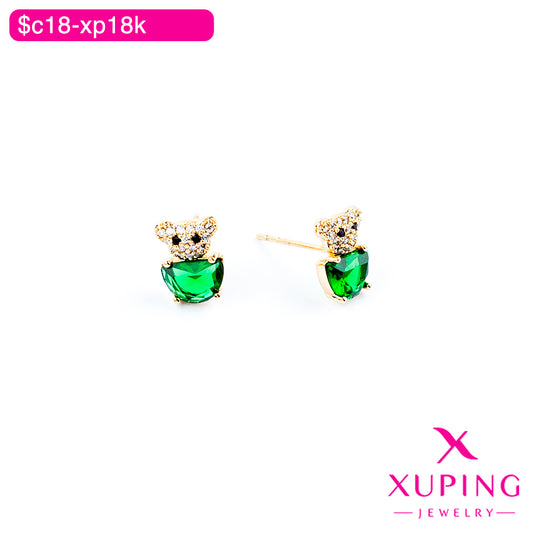 (XPB_03008) Aretes pegados de osito