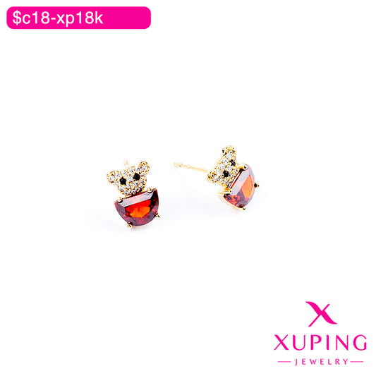 (XPB_03009) Aretes pegados de osito