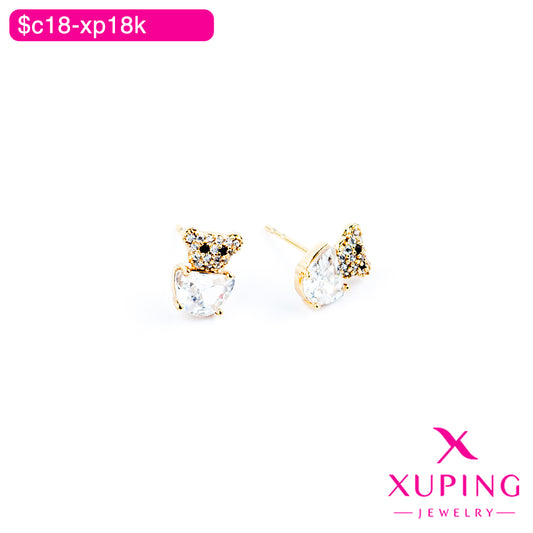 (XPB_03010) Aretes pegados de osito