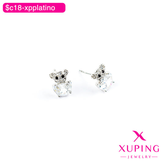 (XPB_03011) Aretes pegados de osito