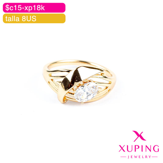 (XPA_01015) Anillo diseño orgánico 8 US