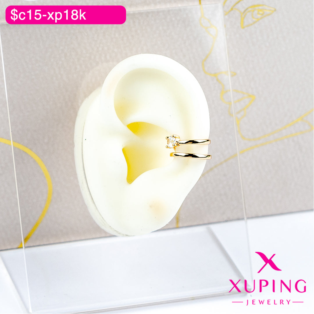 (XPB_03060) Ear cuff doble hilera