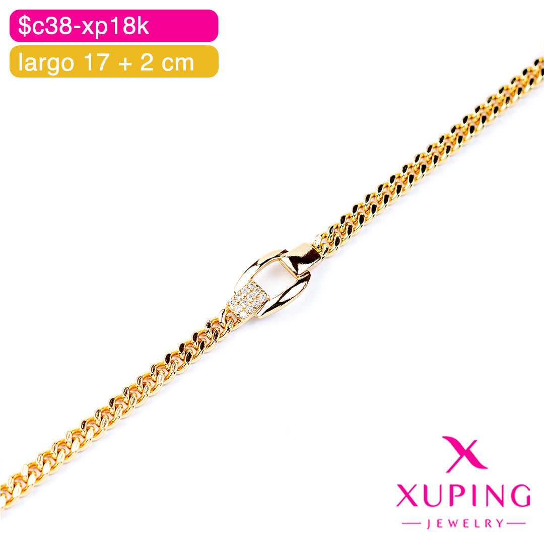 (XPH_00771) Pulsera 17 + 2 cm