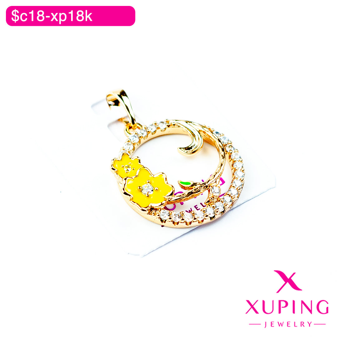 (XPF_00618) Dije de flores amarillas