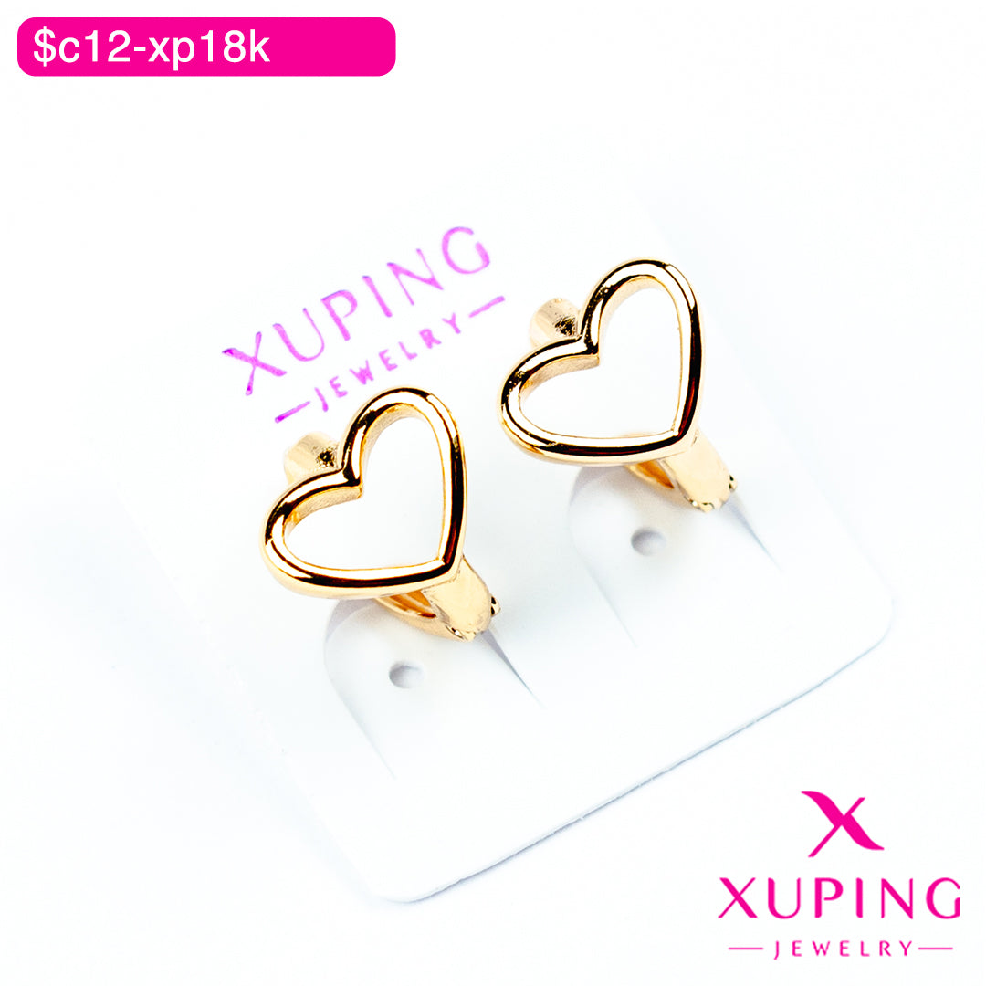 (XPB_03123) Aretes de silueta de corazón