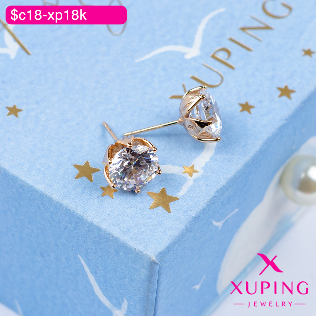 (XPB_03304) Aretes pegados de flor