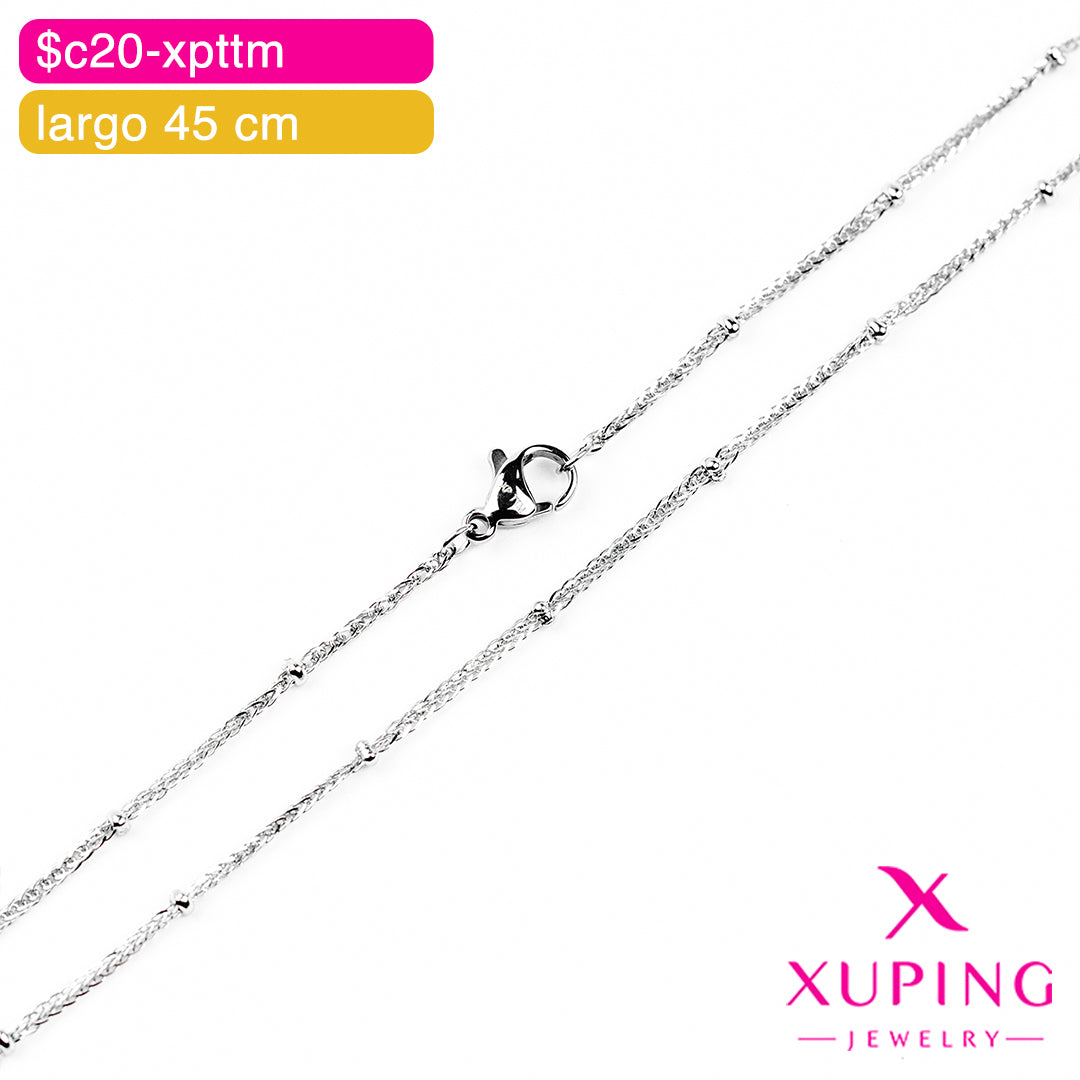 (XPE_00668) Cadena de bolitas 45 cm