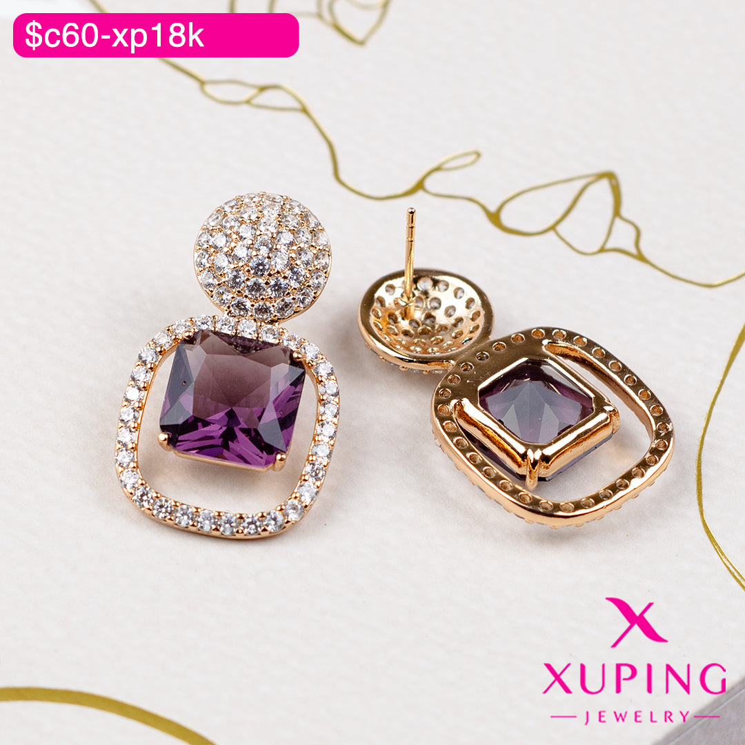 (XPB_03241) Aretes pegados de cuadrado