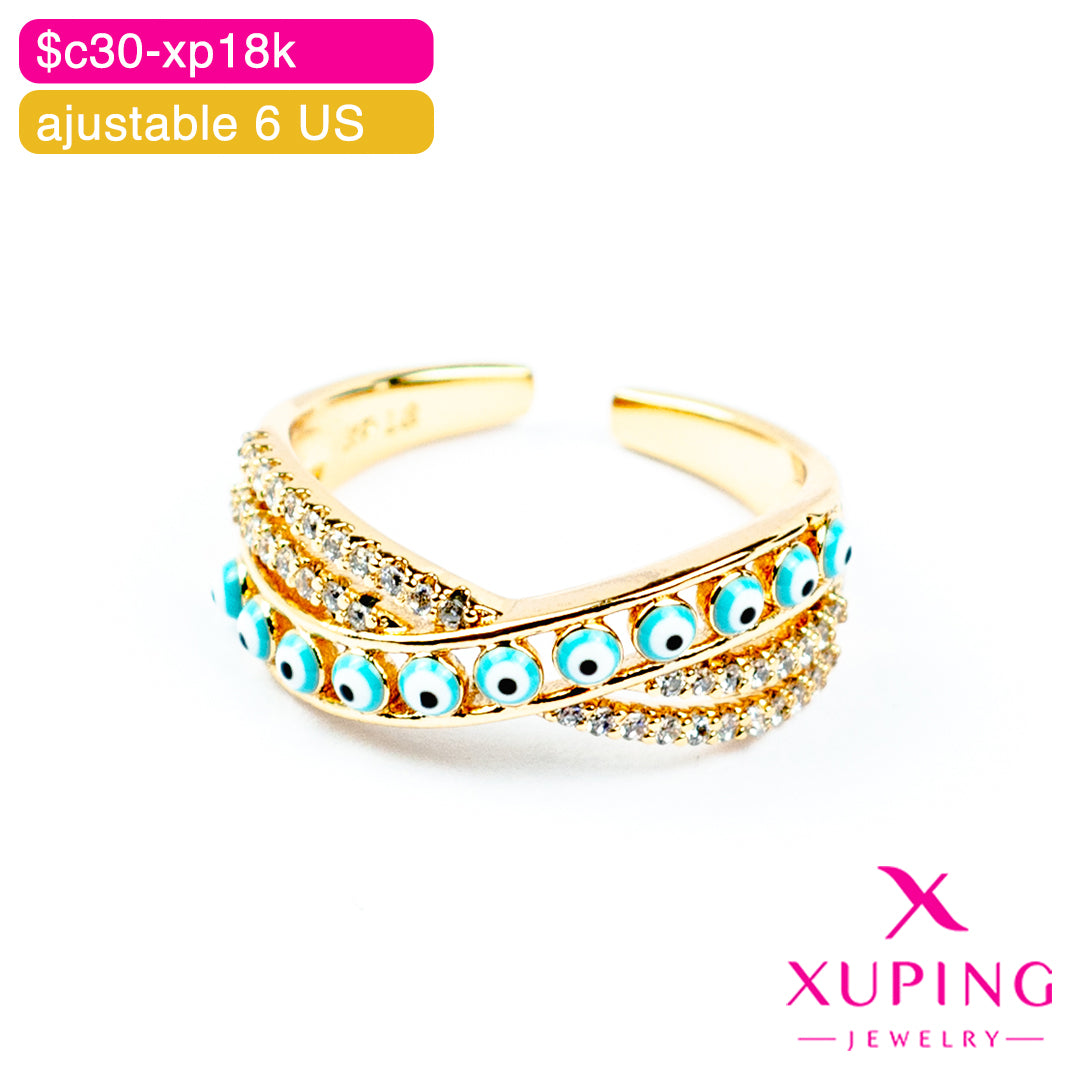 (XPA_01037) Anillo ajustable de ojo turco 6 US