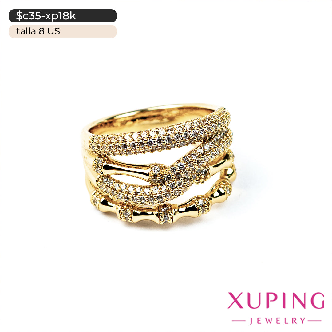 Anillo cuádruple | 8 US