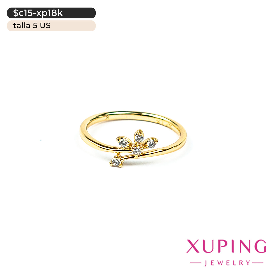 Anillo de hojitas | 5 US