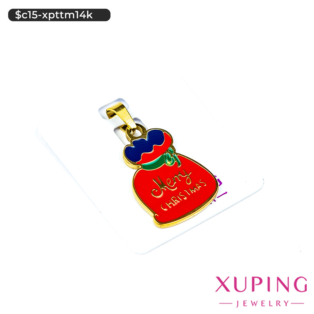 Dije de saco de regalos en 14K