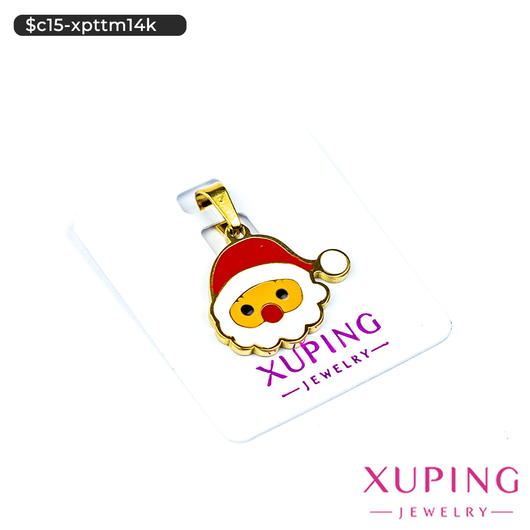 Dije de Santa Claus en 14K