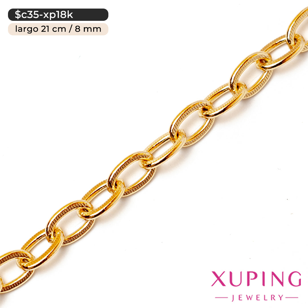 Pulsera de 8 mm para hombre | 21 cm