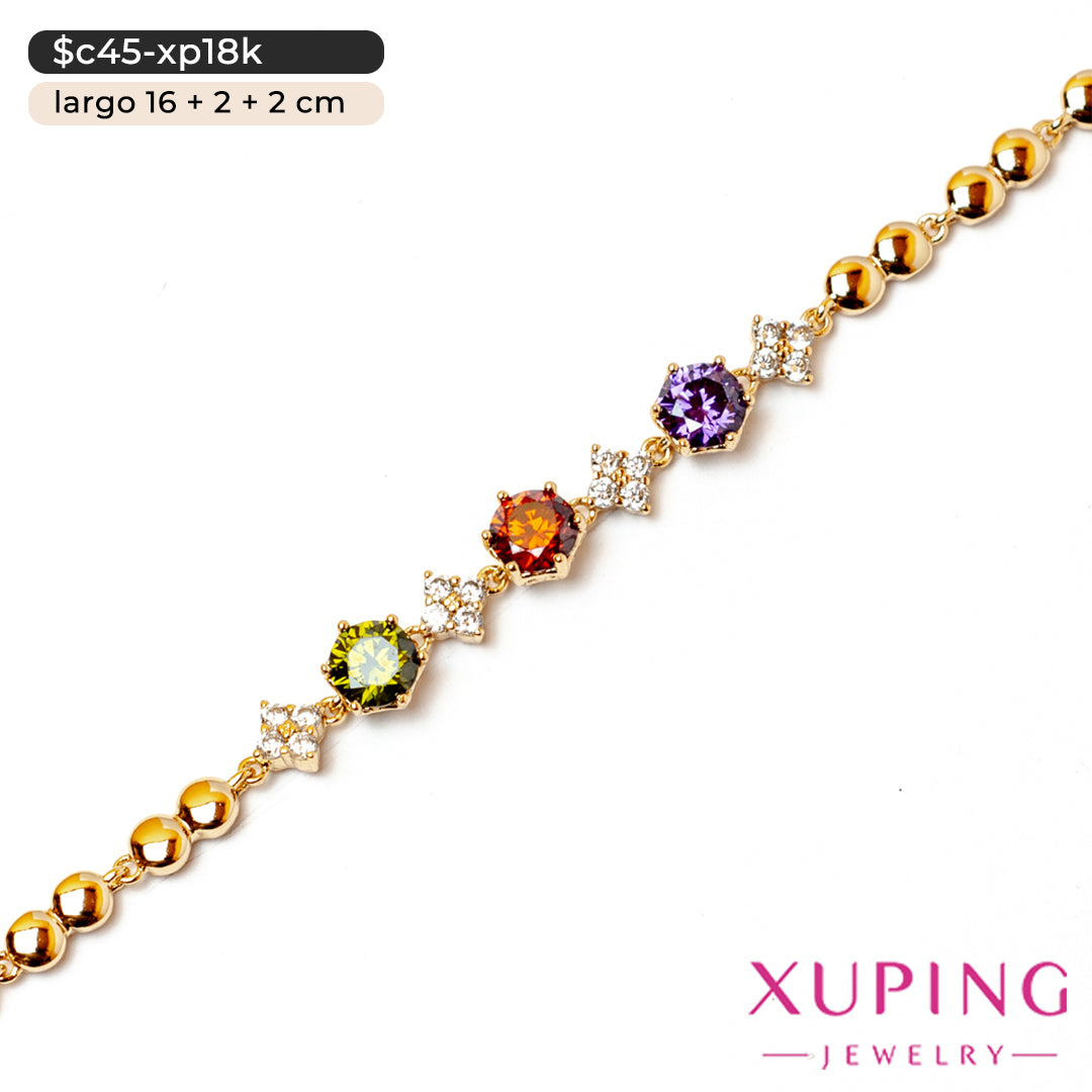 Pulsera de rombos | 16 cm