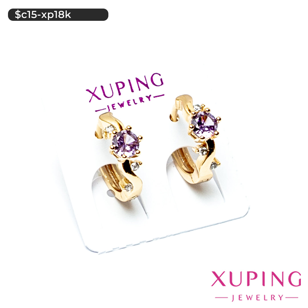 Aretes diseño de onda