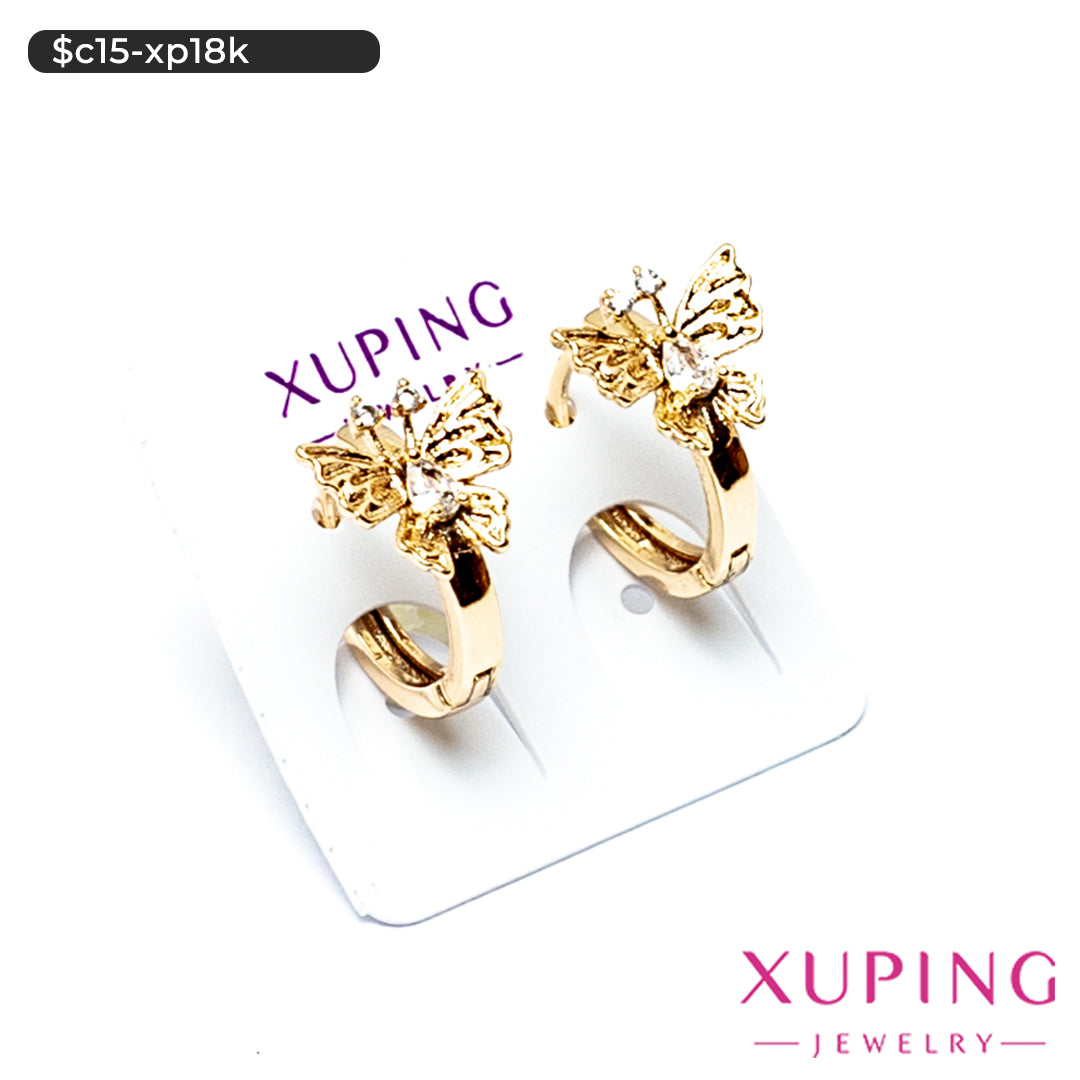 Aretes de mariposa