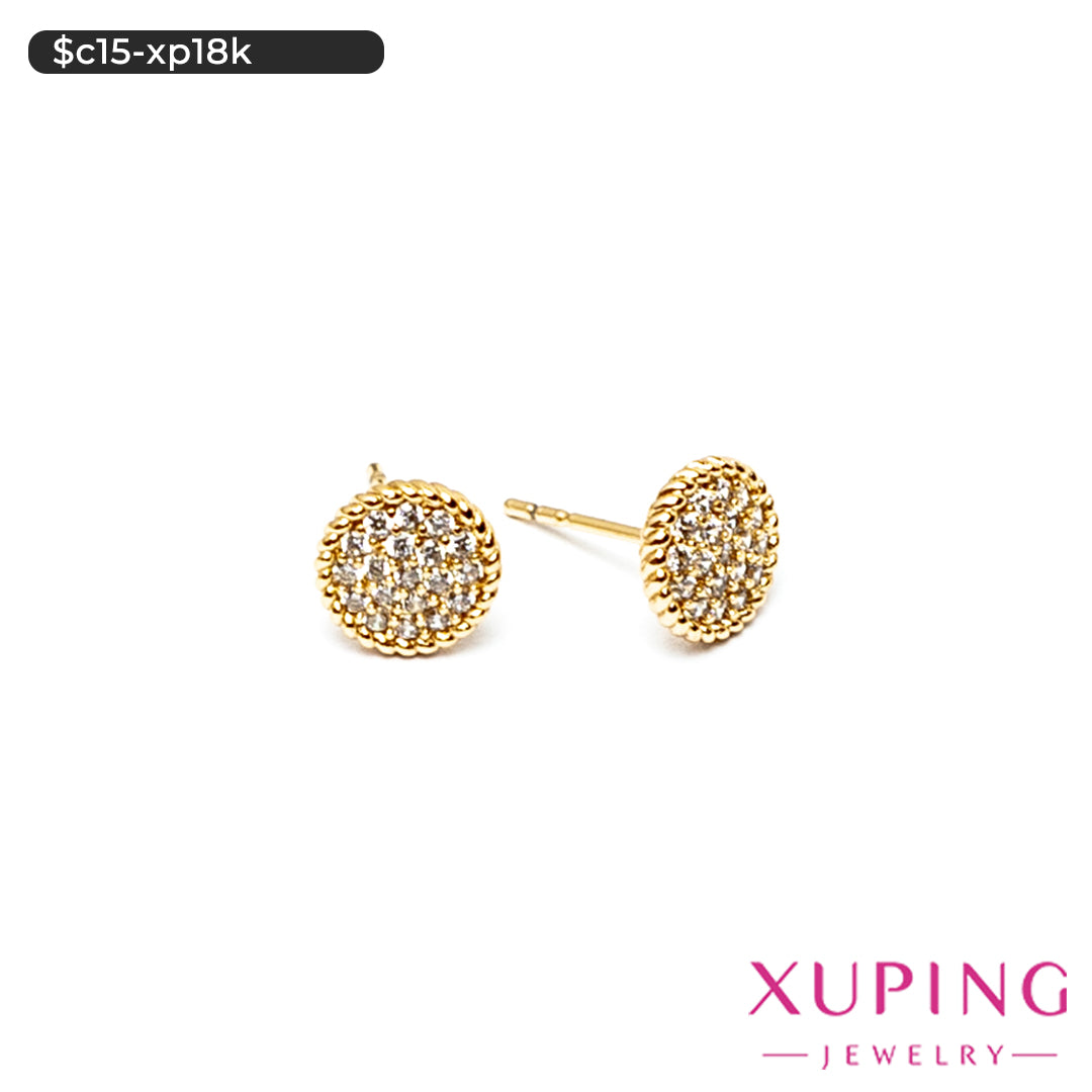 Aretes pegados de círculo