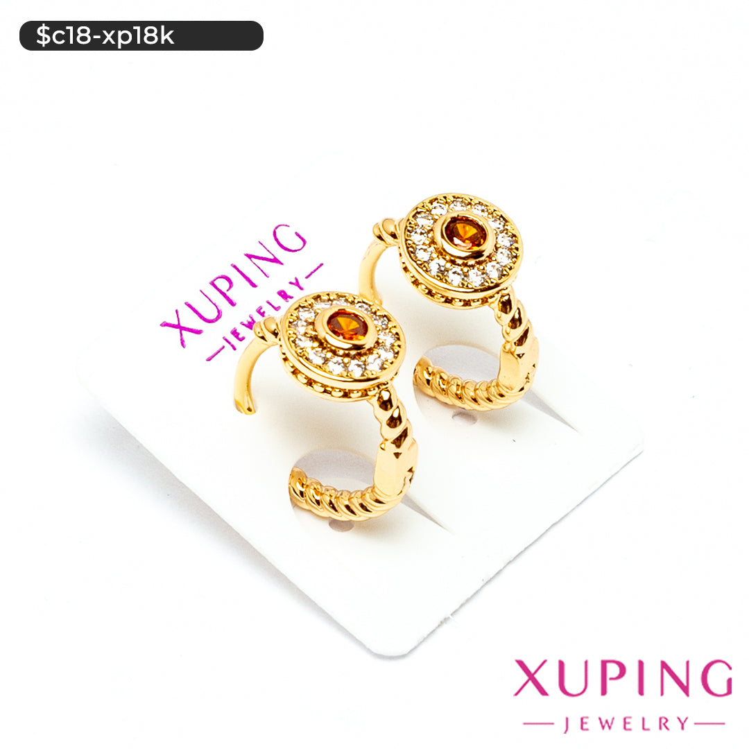 Aretes de doble círculo