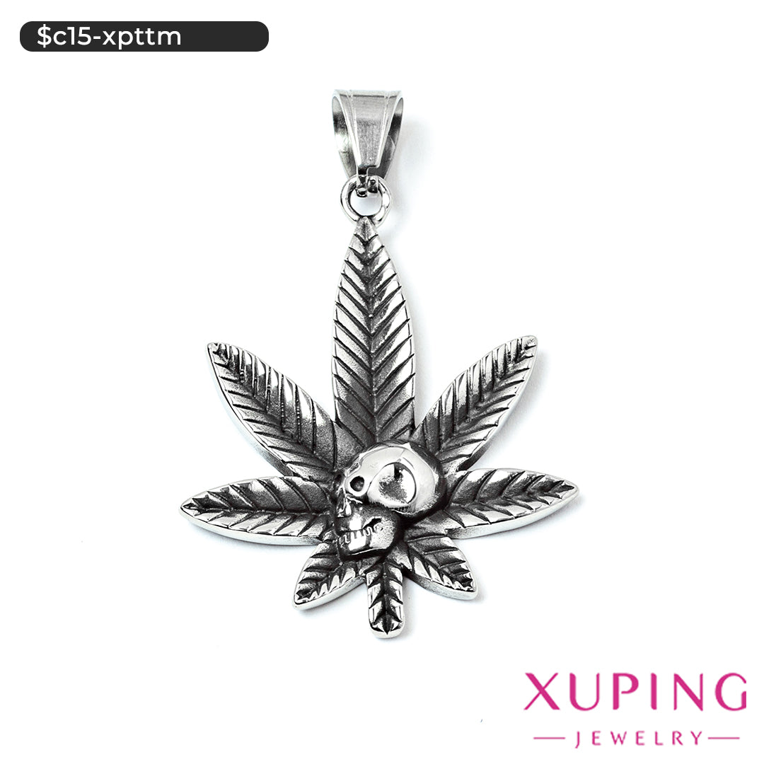 Dije grande de 420 y calavera