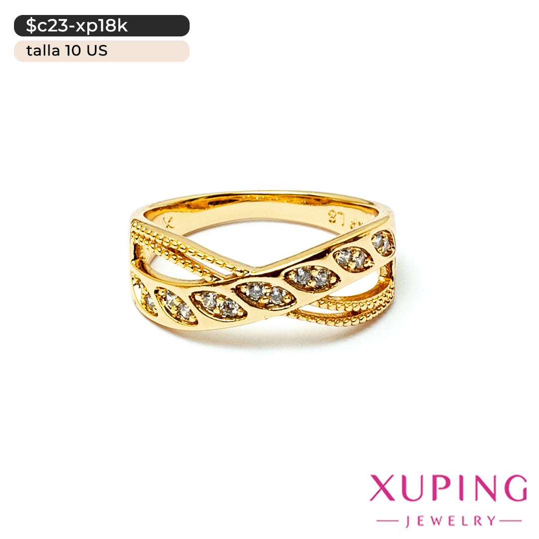 Anillo con formas ojivales | 10 US