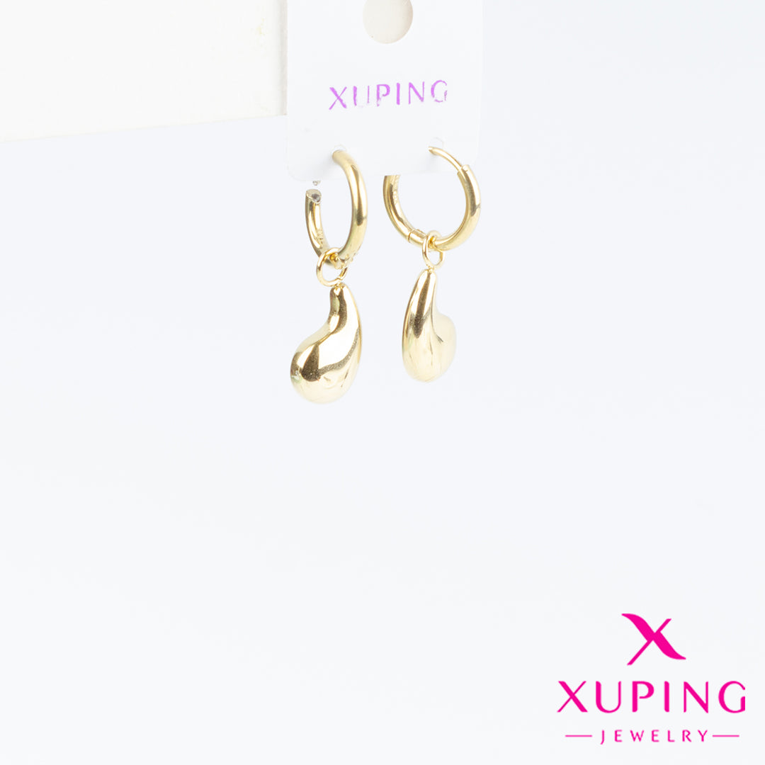 (XPB_01998) Aretes de gota 14K