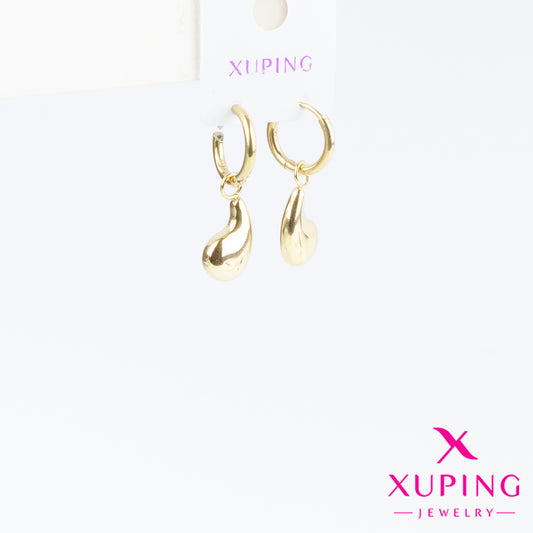 (XPB_01998) Aretes de gota 14K