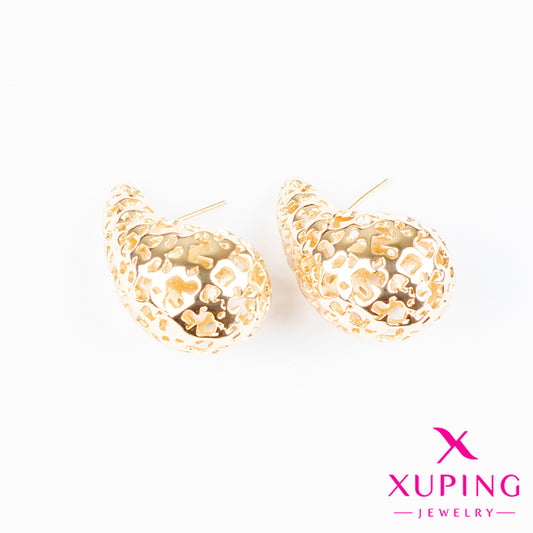 (XPB_02056) Aretes de gota calada con estrellas