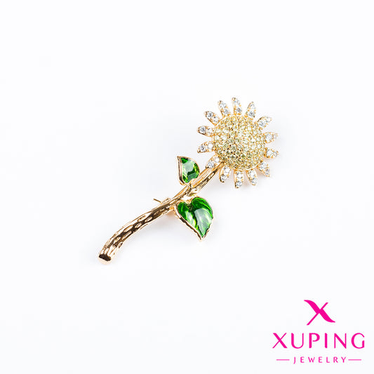 (XPD_00024) Broche de girasol