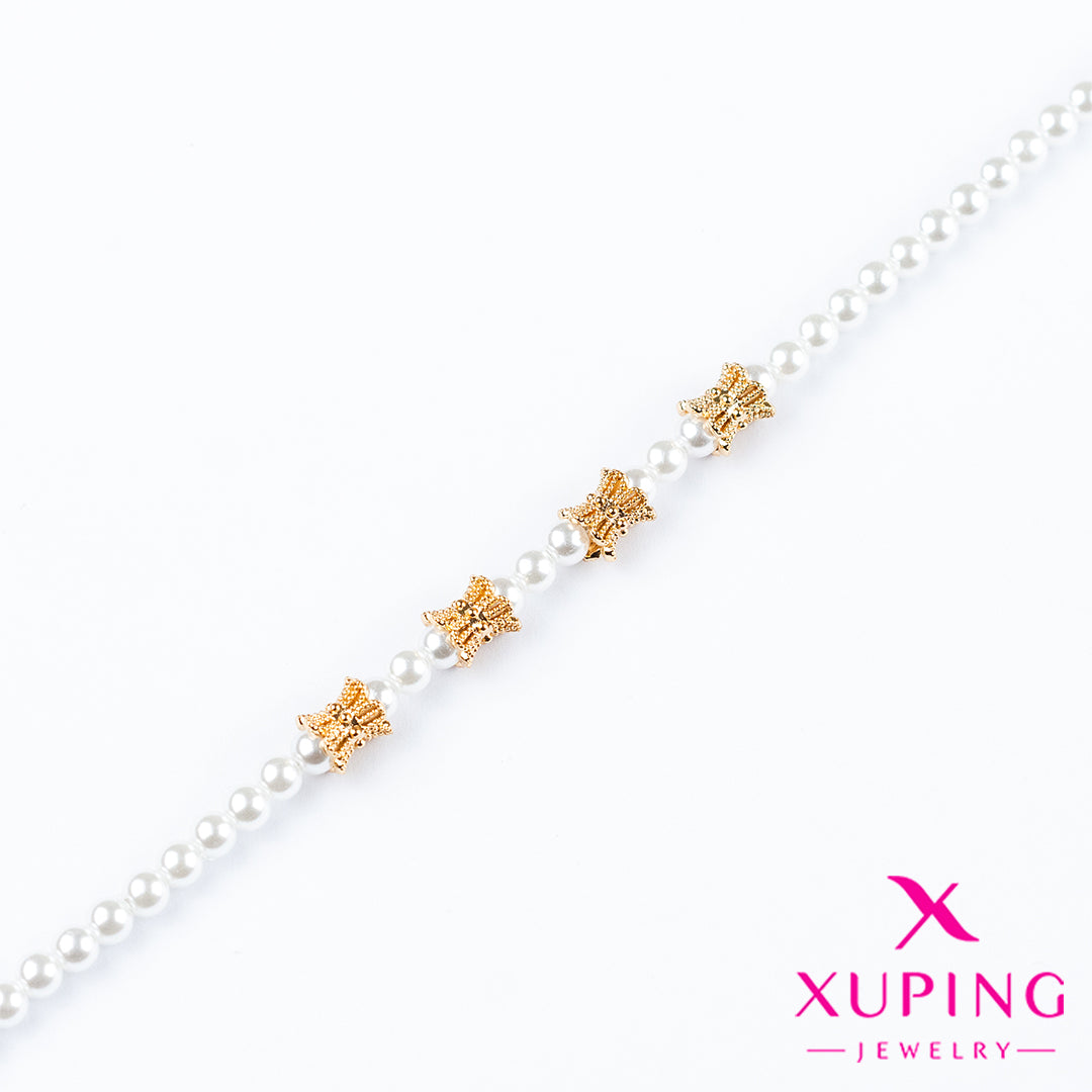 (XPH_00530) Pulsera de perlas 17 cm