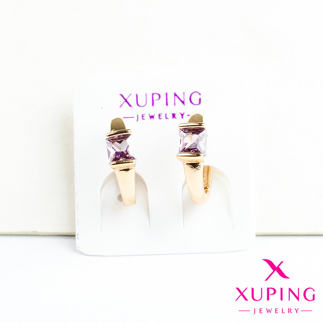 (XPB_02126) Aretes de zirconia cuadrada