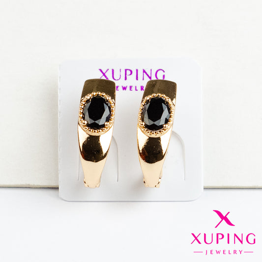 (XPB_02167) Aretes de zirconia ovalada