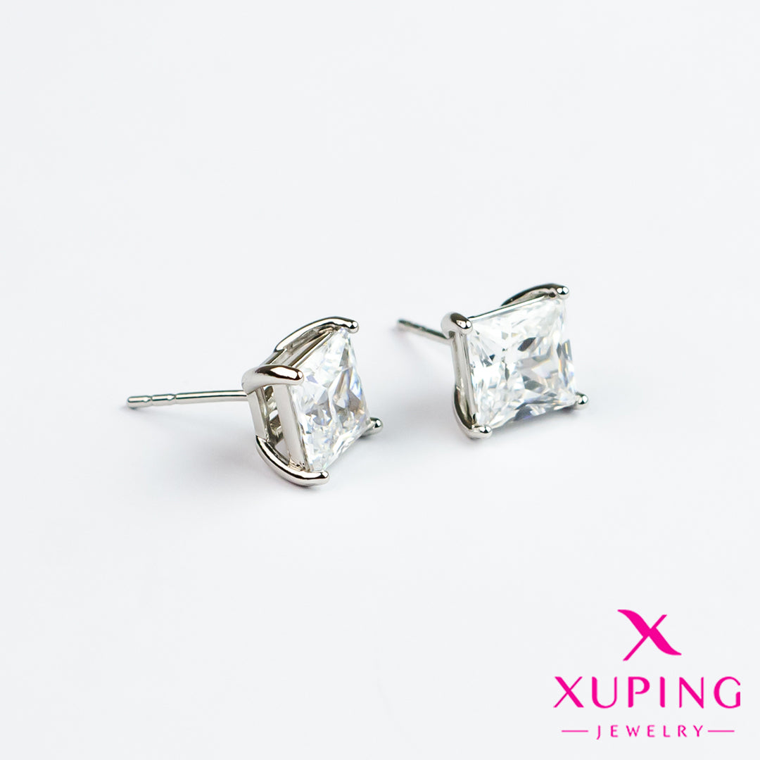 (XPB_02227) Aretes pegados de cuadrado