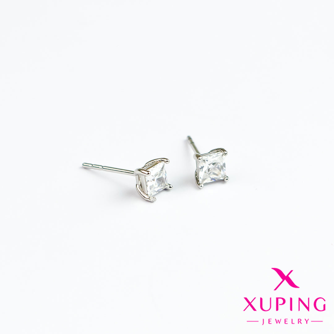 (XPB_02228) Aretes pegados de cuadrado