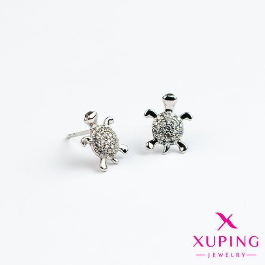 (XPB_02229) Aretes pegados de tortuga