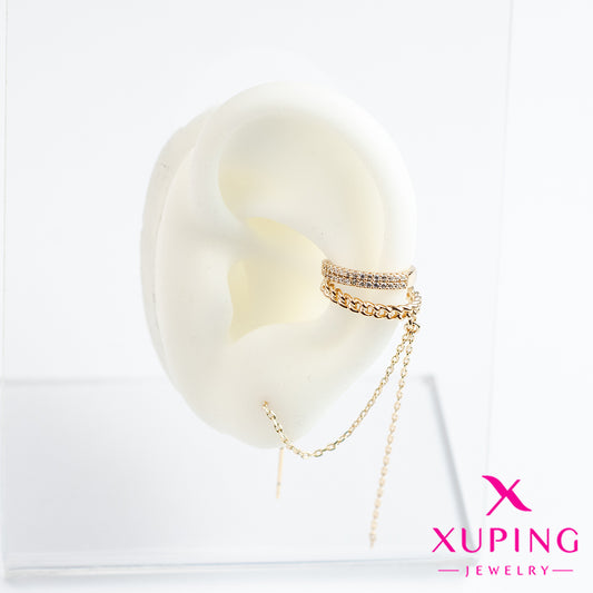 (XPB_02285) Ear cuff con cadenas