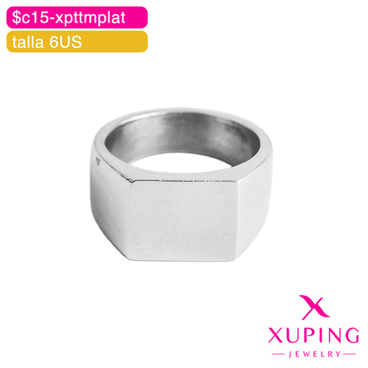 (XPA_00012) Anillo con plancha lisa 6 US