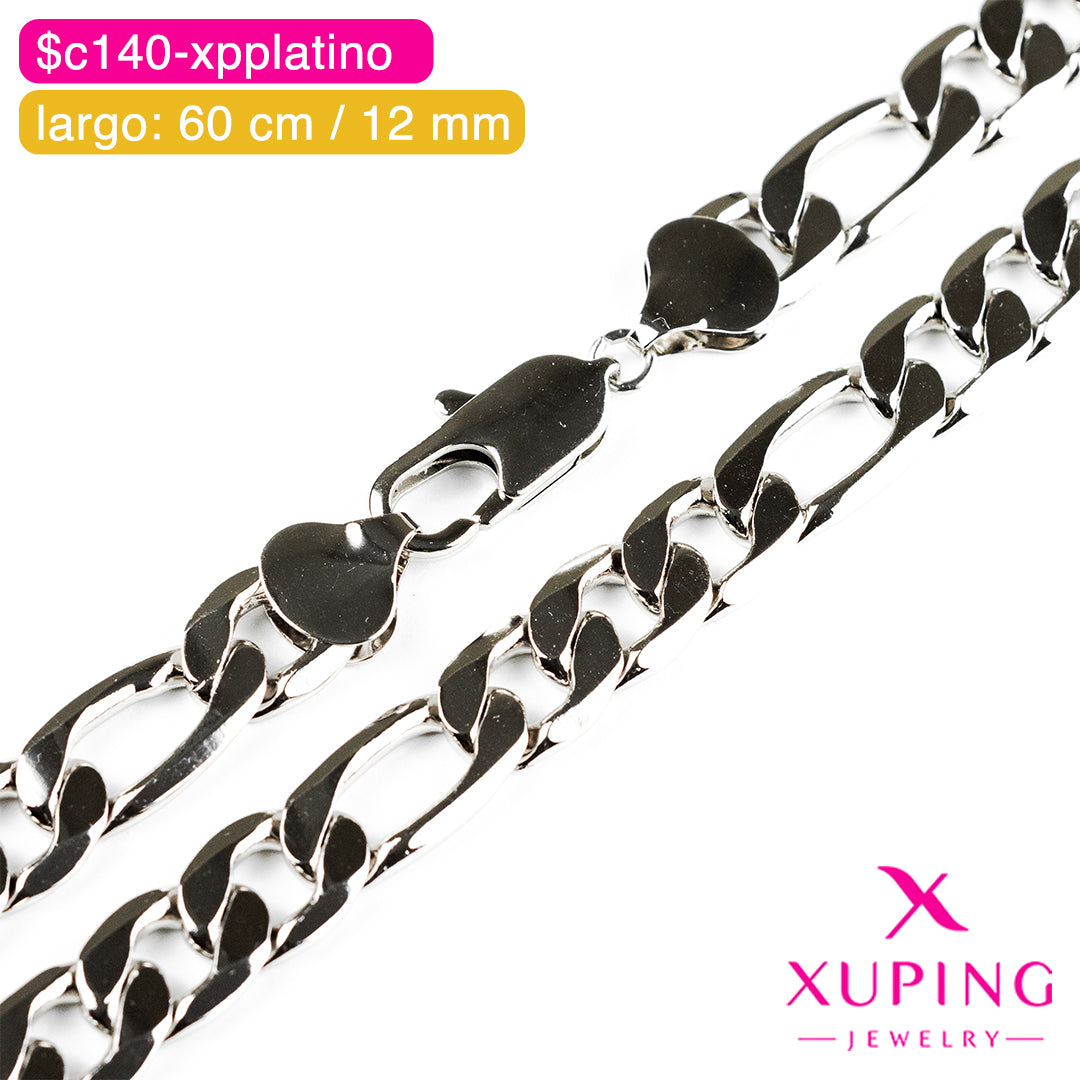 (XPE_00500) Cadena eslabón fígaro 60 cm / 12 mm