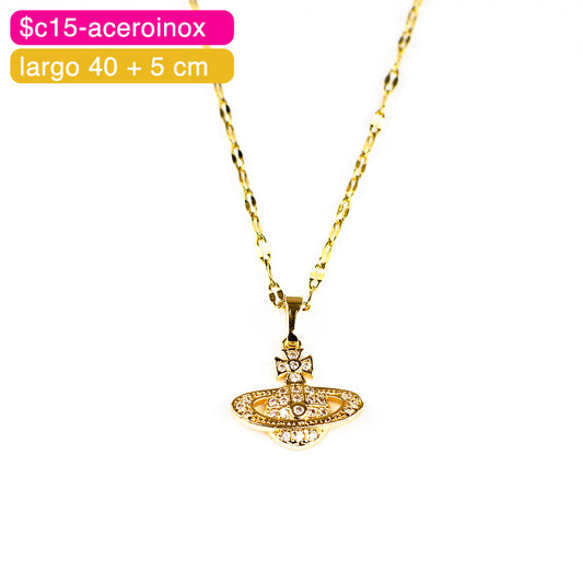 (AIE_00044) Gargantilla de Saturno 40 + 5 cm