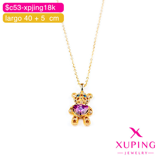 (XPE_00583) Gargantilla de oso 40 + 5 cm