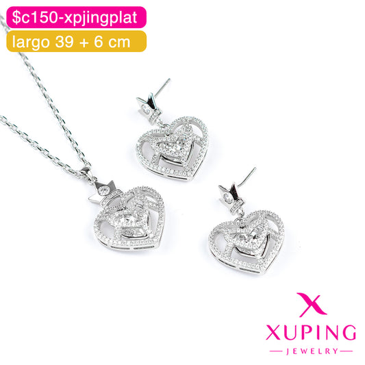 (XPG_00214) Juego de corazón y corona 39 + 6 cm