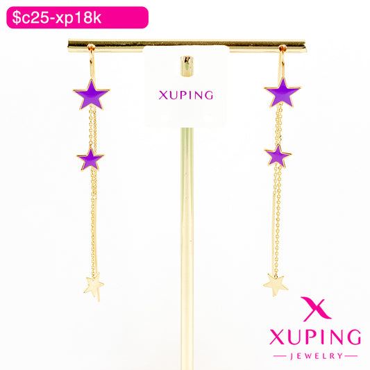 (XPB_02786) Aretes estilo violador de estrellas
